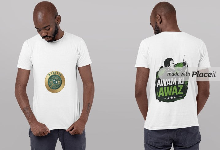 Awam Ki Awaz T-Shirt | Unisex Standard Crew T-Shirt